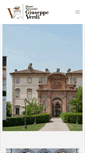 Mobile Screenshot of museogiuseppeverdi.it